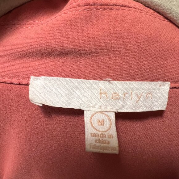 Harlyn x Anthropologie Petal Trench Coat, size Medium - Picture 5 of 7